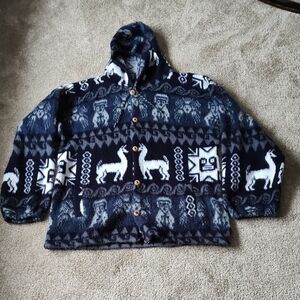 Alpaca Wool Hooded Sweater/Jacket